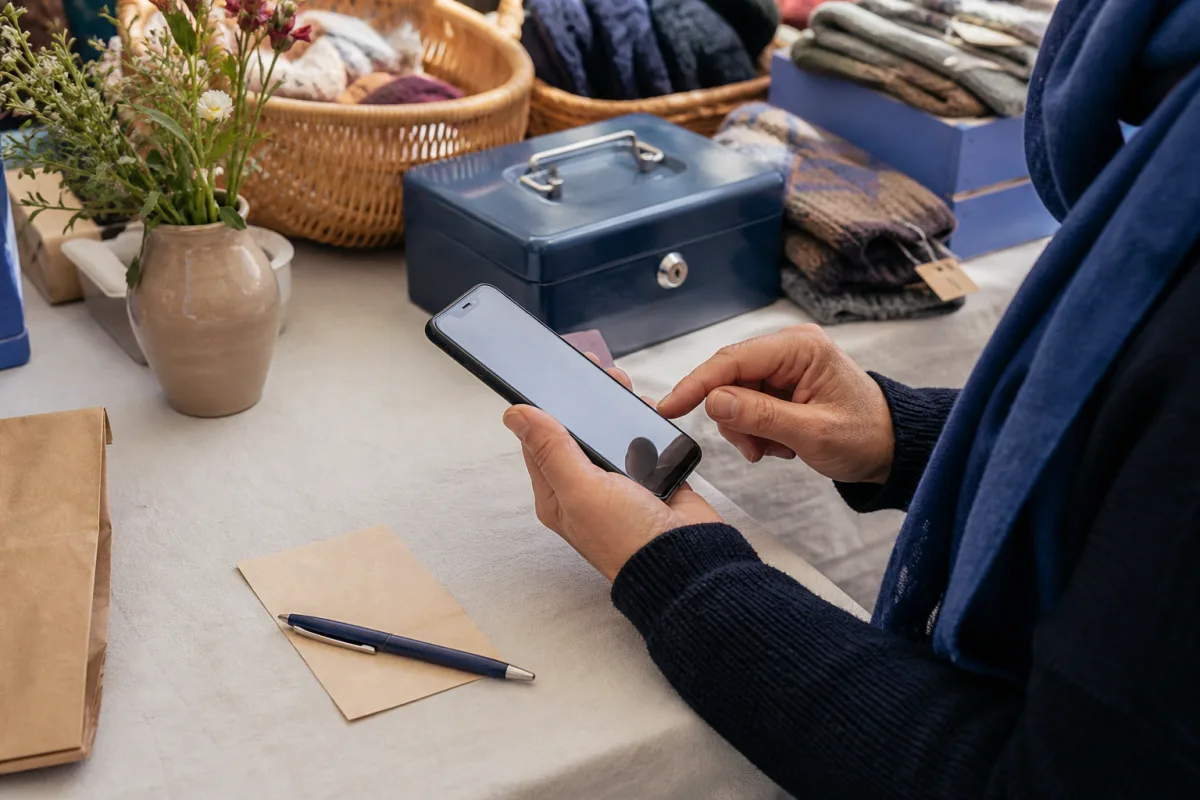 Marktverkauf: Zahlung direkt am Smartphone dokumentieren