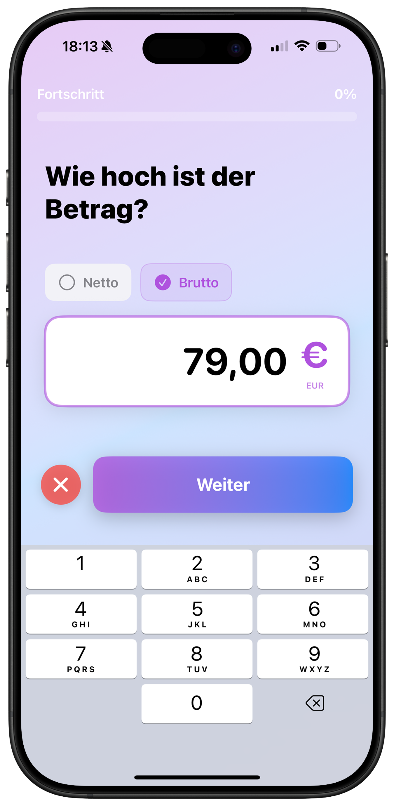 Schritt 1